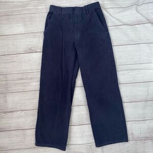 French Toast cotton blend flat front chino pants navy blue boys sz 12